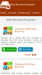 Mobile Screenshot of datarecoveryprograms.org