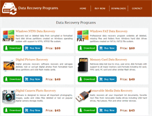 Tablet Screenshot of datarecoveryprograms.org